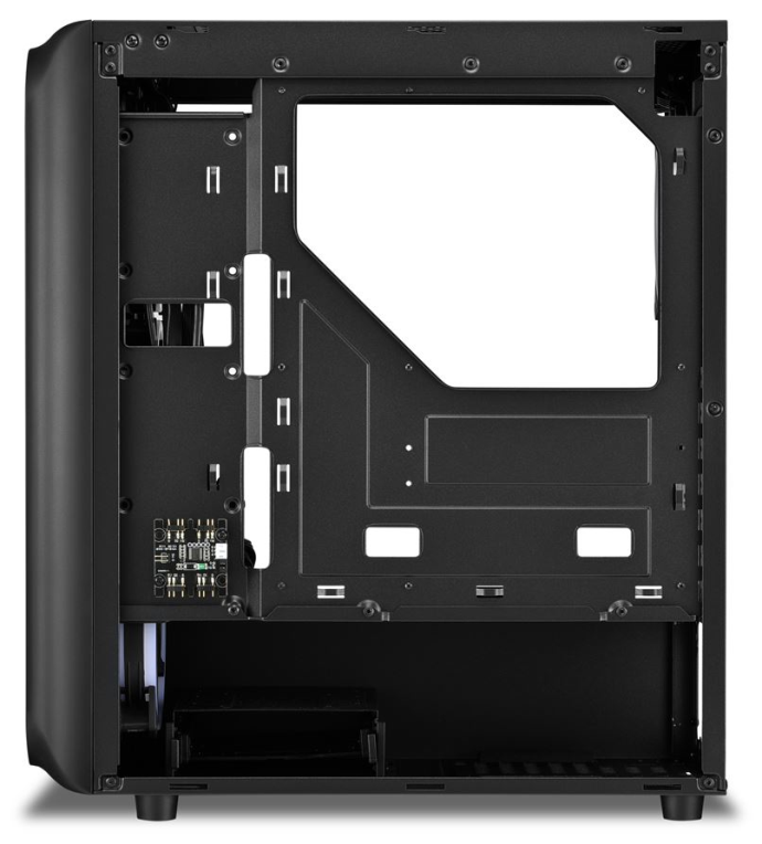 CAJA ATX SHARKOON TK5M RGB 2XUSB3.0 1XUSBtipoC SIN FUENTE NEGRO - detalle
