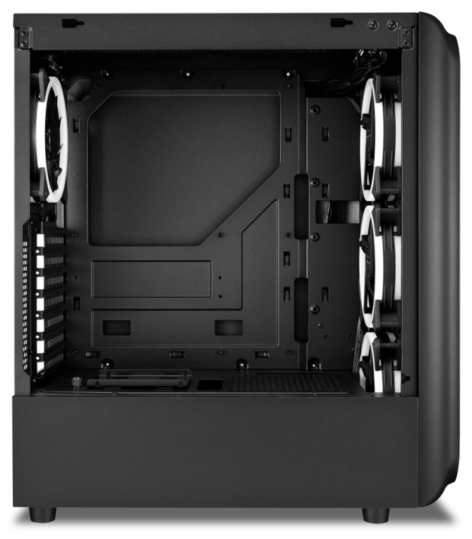 CAJA ATX SHARKOON TK5M RGB 2XUSB3.0 1XUSBtipoC SIN FUENTE NEGRO - detalle