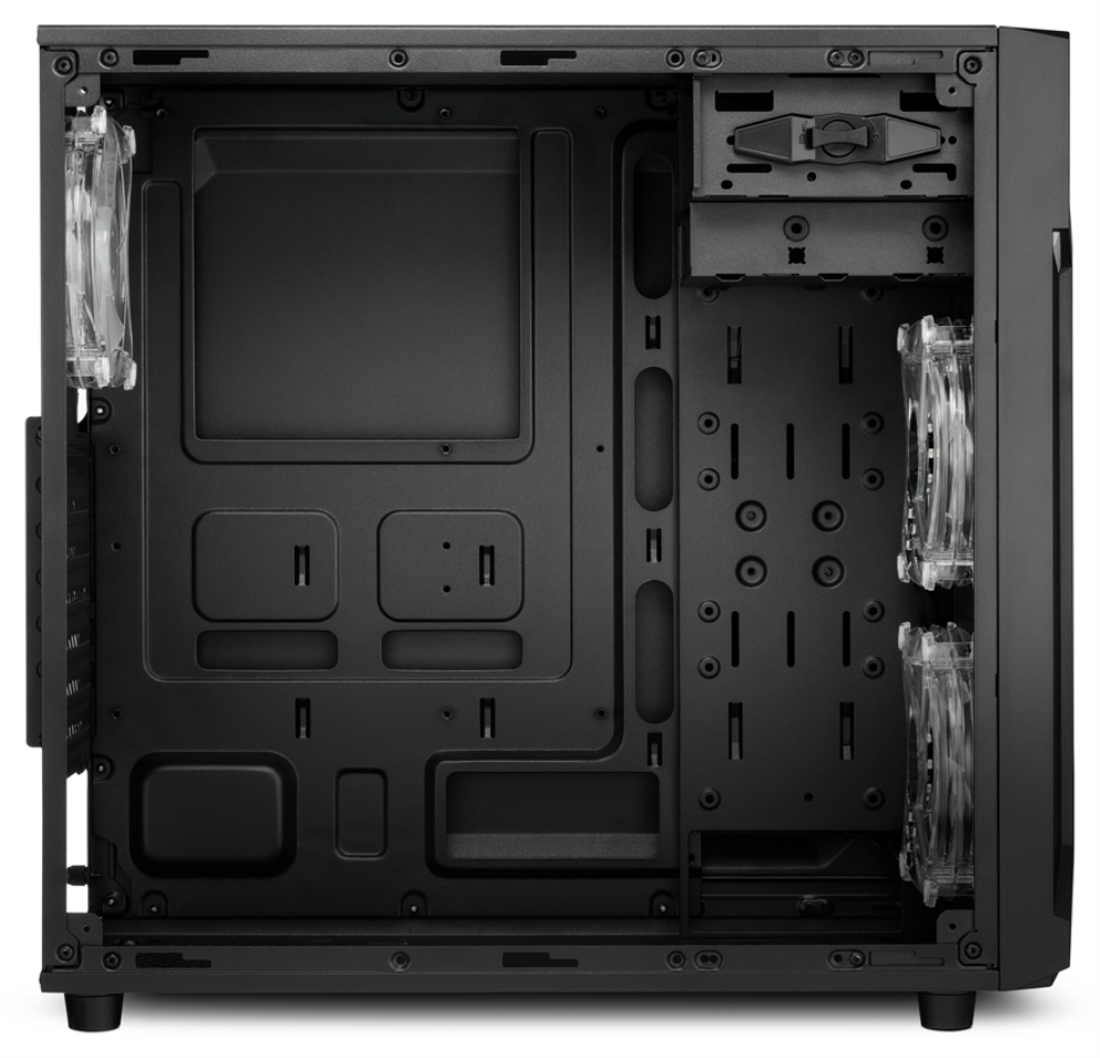 CAJA ATX SHARKOON VG6-W RGB 2XUSB3.0 RGB SIN FUENTE NEGRO - detalle