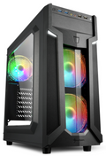 CAJA ATX SHARKOON VG6-W RGB 2XUSB3.0 RGB SIN FUENTE NEGRO