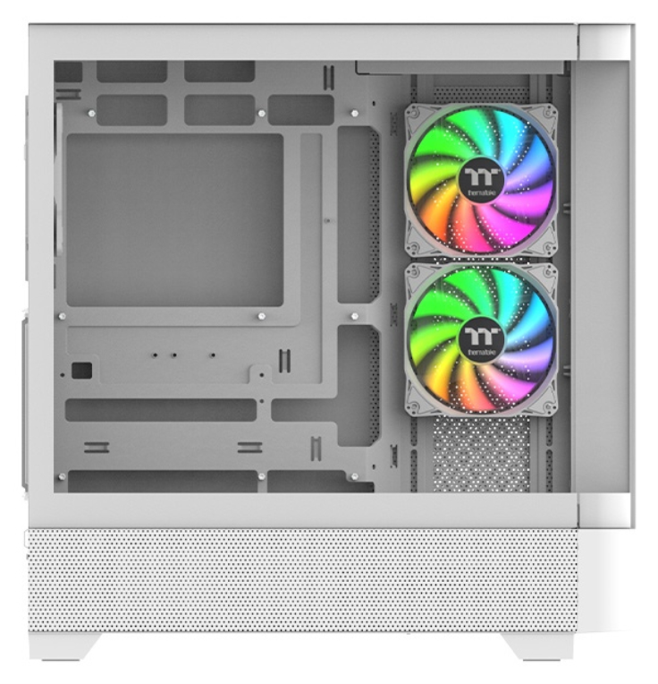CAJA ATX THERMALTAKE VIEW 290 USB C X 2 1XVENT120MM ARGB BLANCO S/N FUENTE - detalle