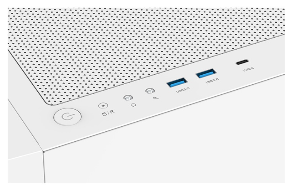 CAJA ATX THERMALTAKE VIEW 290 USB C X 2 1XVENT120MM ARGB BLANCO S/N FUENTE - detalle