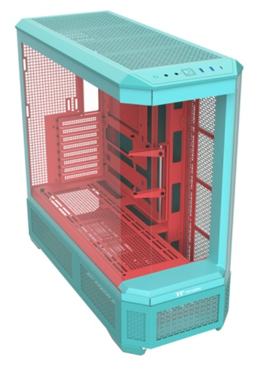 CAJA ATX THERMALTAKE VIEW 600 TG Mint Strawberry/Mint Strawberry/Win/SPCC - detalle
