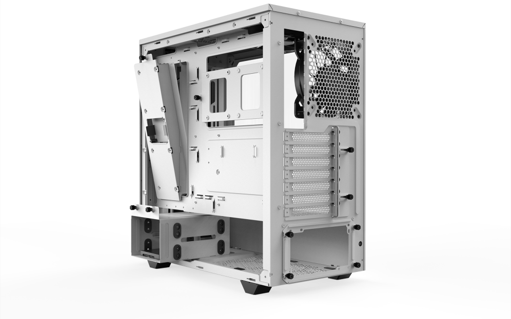 CAJA BEQUIET PURE BASE 500 DX ATX 1XUSB 3.0 1X 3.1 SIN FUENTE ARGB BLANCO - detalle
