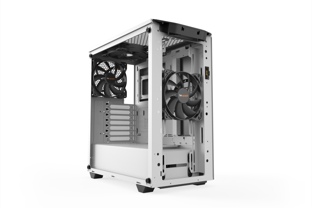 CAJA BEQUIET PURE BASE 500 DX ATX 1XUSB 3.0 1X 3.1 SIN FUENTE ARGB BLANCO - detalle