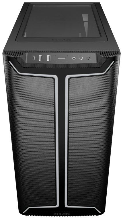 CAJA BEQUIET PURE BASE 501 DX 3X VENT 140 MM S/N NEGRO - detalle