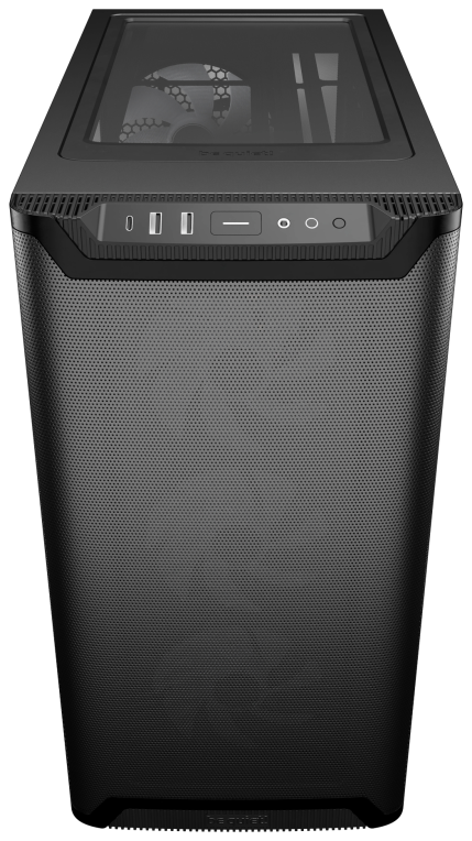 CAJA BEQUIET PURE BASE 501 LX 4XVENT 140 MM S/N NEGRO - detalle
