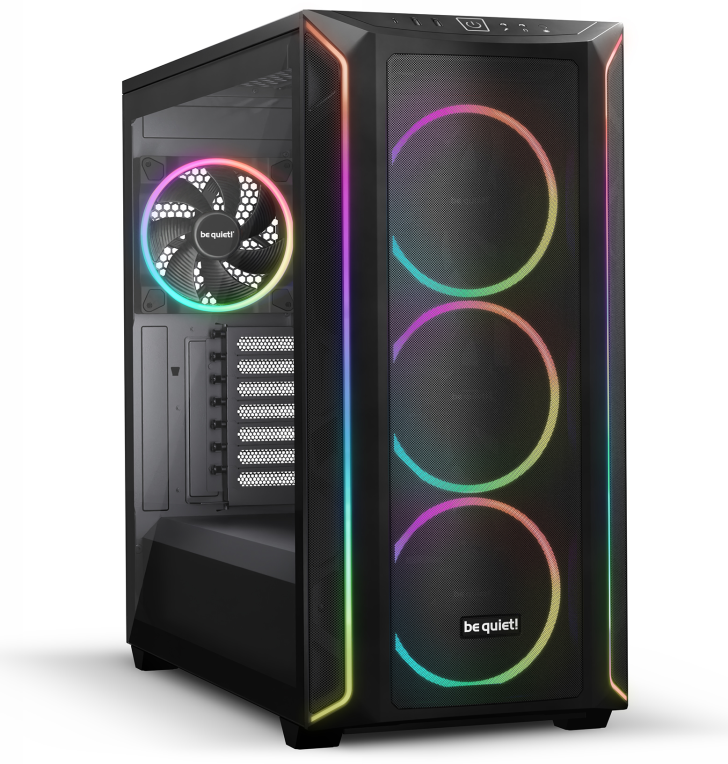 CAJA BEQUIET SHADOW BASE 800 FX E-ATX 1XUSB3.2 SIN FUENTE ARGB NEGRO