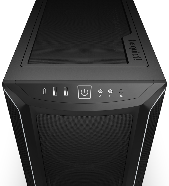 CAJA BEQUIET SHADOW BASE 800 FX E-ATX 1XUSB3.2 SIN FUENTE ARGB NEGRO - detalle