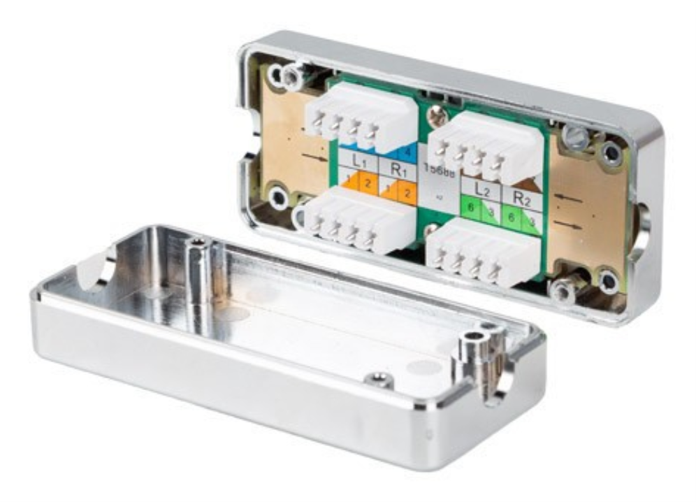 CAJA CONEXION LANBERG IDC/LSA CAT.6 FTP BLINDADA - detalle