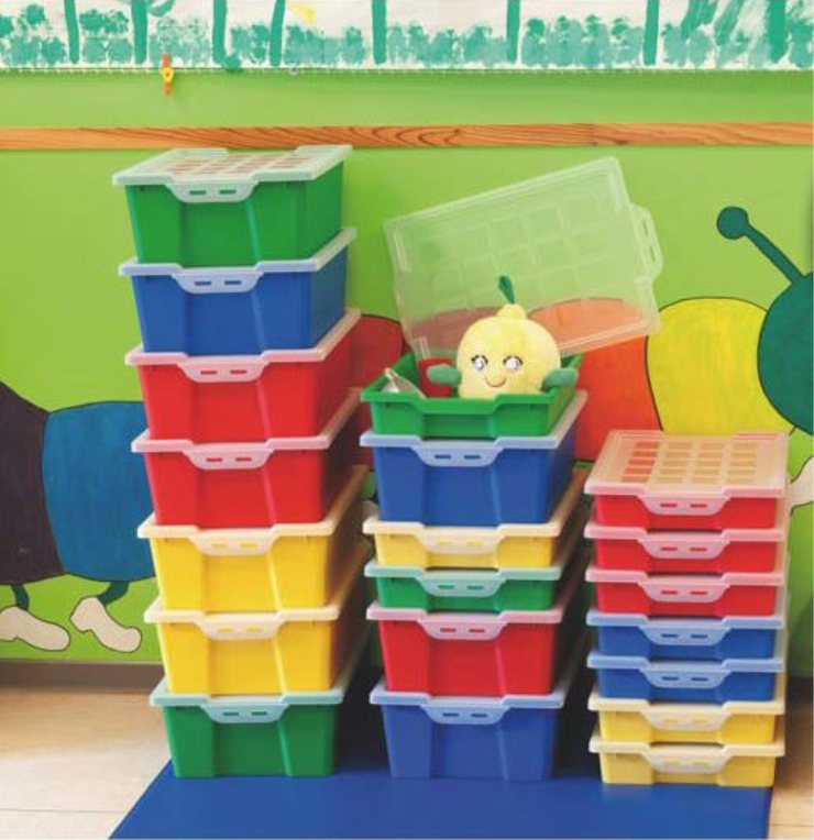 CAJA DE PLASTICO MULTIUSO CD/DVD 18L - detalle