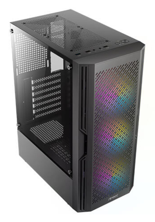 CAJA GAMING ANTEC AX20 MATX 2XUSB 2.0 SIN FTE NEGRO RGB - detalle