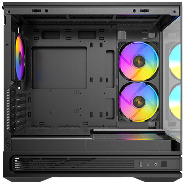 CAJA GAMING ANTEC C2M ARGB COMPACT MICRO ATX NEGRA - detalle