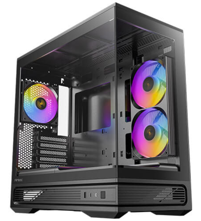 CAJA GAMING ANTEC C2M ARGB COMPACT MICRO ATX NEGRA - detalle