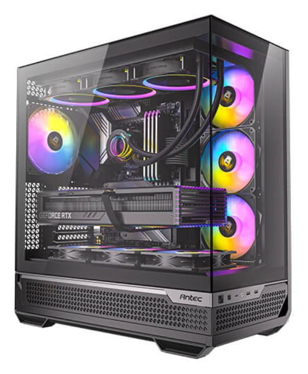 CAJA GAMING ANTEC FISHTANK C7 ARGB VENT 3x120MM ARGB 2XUSB3.0 ,1XTYPEC S/F - detalle