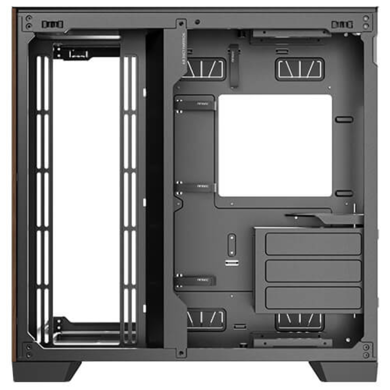 CAJA GAMING ANTEC FISHTANK C8 WOOD E-ATX 2XUSB3.0 ,1XTYPE C 10GBPS S/F - detalle