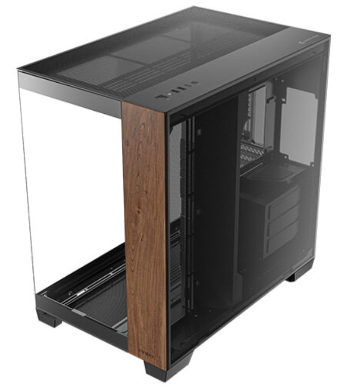CAJA GAMING ANTEC FISHTANK C8 WOOD E-ATX 2XUSB3.0 ,1XTYPE C 10GBPS S/F - detalle
