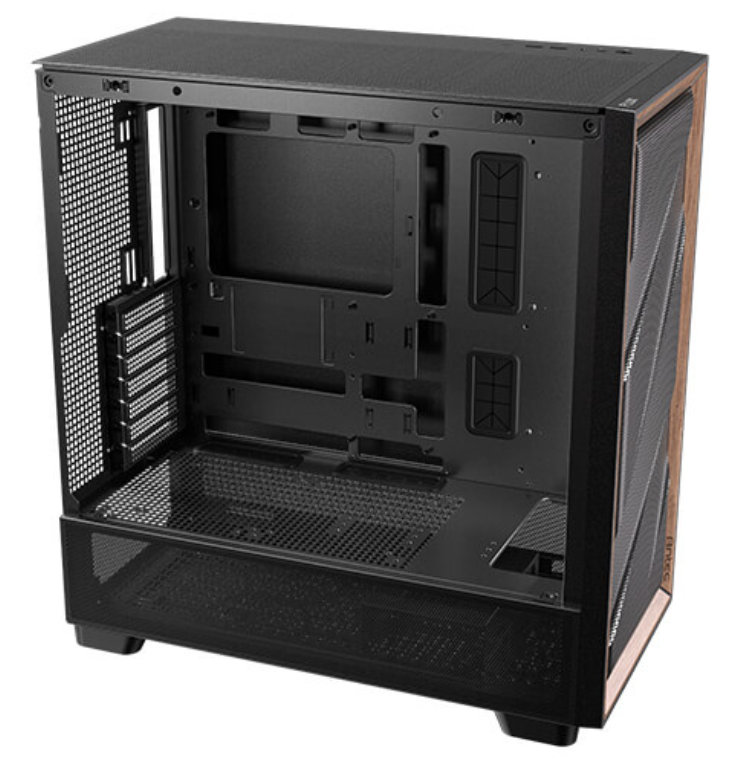 CAJA GAMING ANTEC FLUX E-ATX 2XUSB3.0 ,1XTYPE C 10GBPS S/F WOOD - detalle