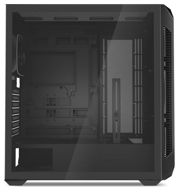 CAJA GAMING ATX SHARKOON AK5G RGB 4XVENT 120MM 3XUSB SN FUENTE NEGRO - detalle