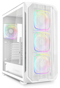 CAJA GAMING ATX SHARKOON NAK5M RGB 4XVENT 120MM 3XUSB SN FUENTE BLANCO
