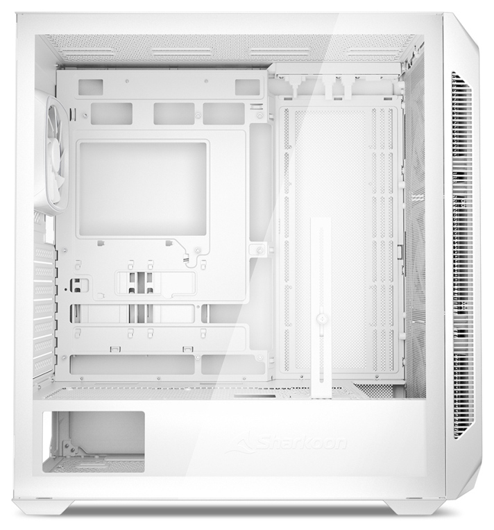CAJA GAMING ATX SHARKOON NAK5M RGB 4XVENT 120MM 3XUSB SN FUENTE BLANCO - detalle