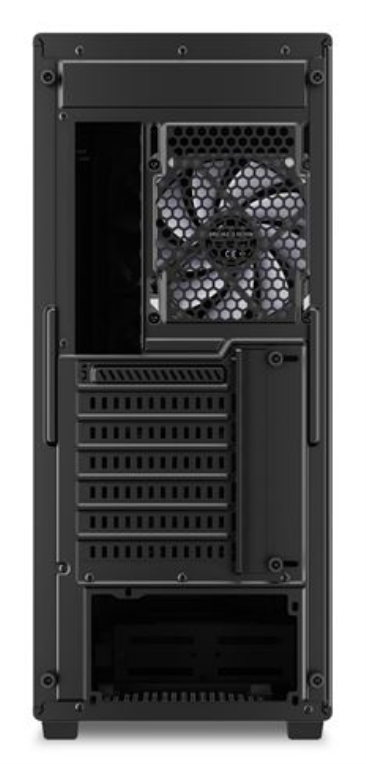 CAJA GAMING ATX SHARKOON VK3 RGB 2XUSB 1XTRRS SN FUENTE NEGRO - detalle