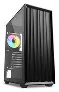 CAJA GAMING ATX SHARKOON VK3 RGB 2XUSB 1XTRRS SN FUENTE NEGRO