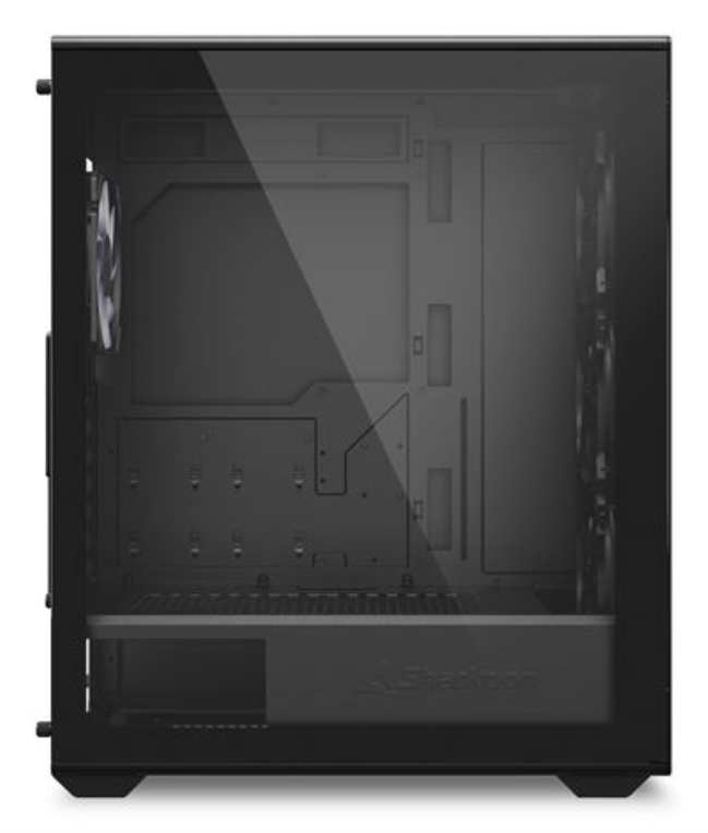 CAJA GAMING ATX SHARKOON VK3 RGB 2XUSB 1XTRRS SN FUENTE NEGRO - detalle