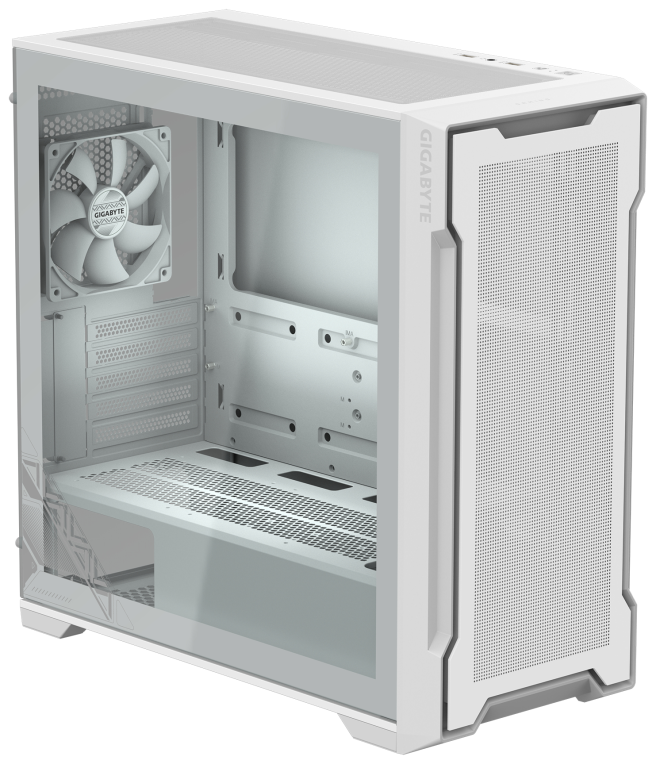 CAJA GAMING GIGABYTE C102 GLASS MATX 2XUSB3.0 C S/F BLANCA - detalle