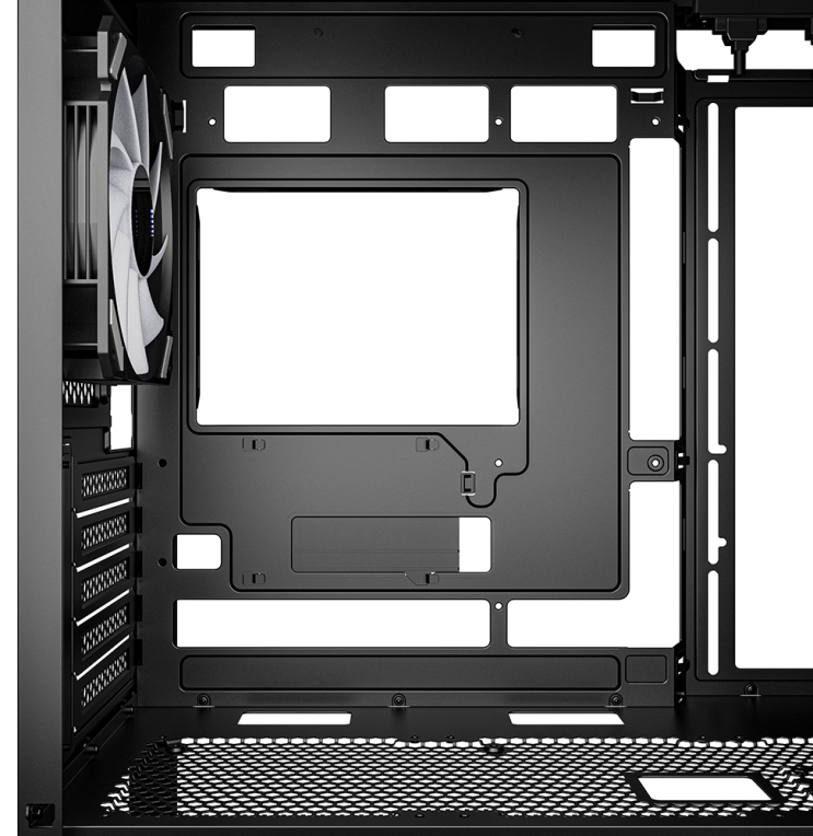 CAJA GAMING mATX SHARKOON MK3 3XVENT 120MM 3XUSB SN FUENTE NEGRO - detalle