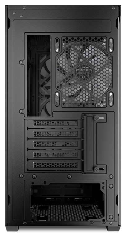 CAJA GAMING mATX SHARKOON MK3 3XVENT 120MM 3XUSB SN FUENTE NEGRO - detalle