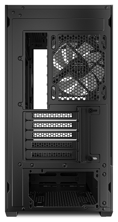 CAJA GAMING mATX SHARKOON MK6 RGB 3XVENT 120MM 2XUSB SN FUENTE NEGRO - detalle