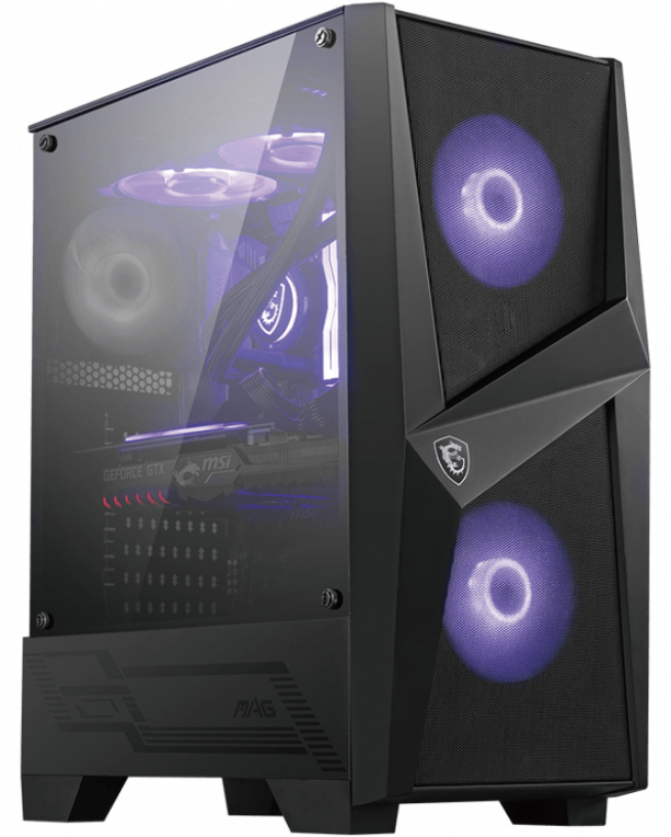 CAJA GAMING MSI MAG FORGE 100M ATX 2XUSB3.2 RGB NEGRO