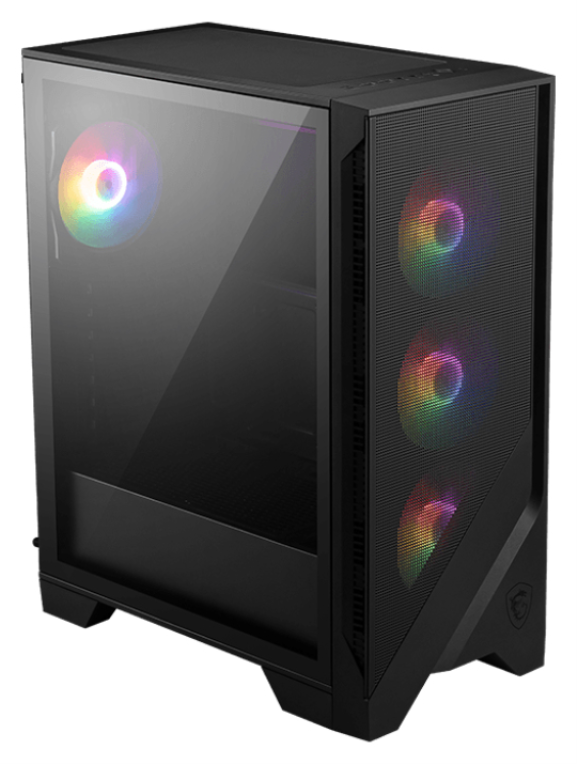 CAJA GAMING MSI MAG FORGE 121A AIRFLOW ATX NEGRO - detalle