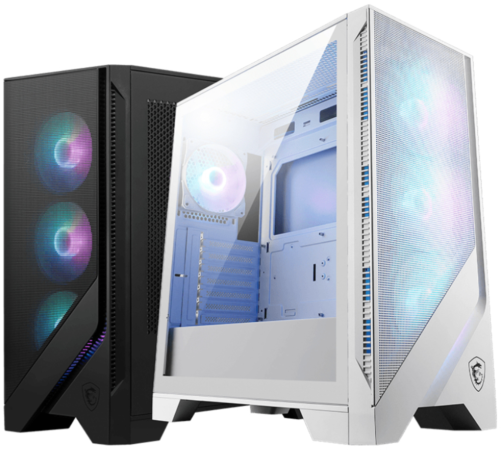 CAJA GAMING MSI MAG FORGE 320R AIRFLOW ATX RGB WHITE - detalle