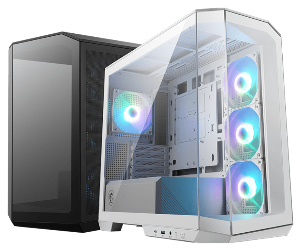 CAJA GAMING MSI MAG PANO M100R PZ M-ATX RGB BLACK - detalle