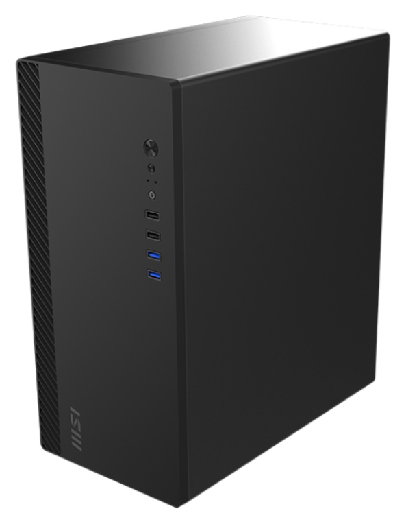 CAJA GAMING MSI PRO SHIELD M100P ATX 2XUSB3.2 RGB NEGRO - detalle