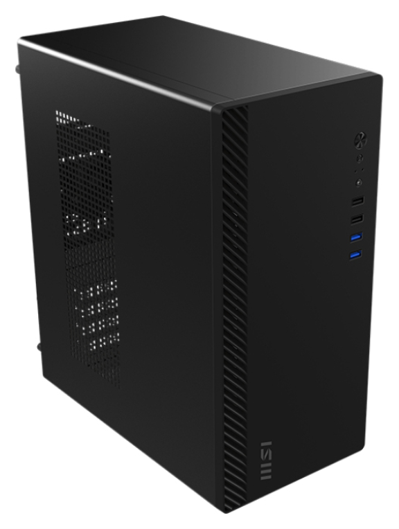 CAJA GAMING MSI PRO SHIELD M100P ATX 2XUSB3.2 RGB NEGRO - detalle