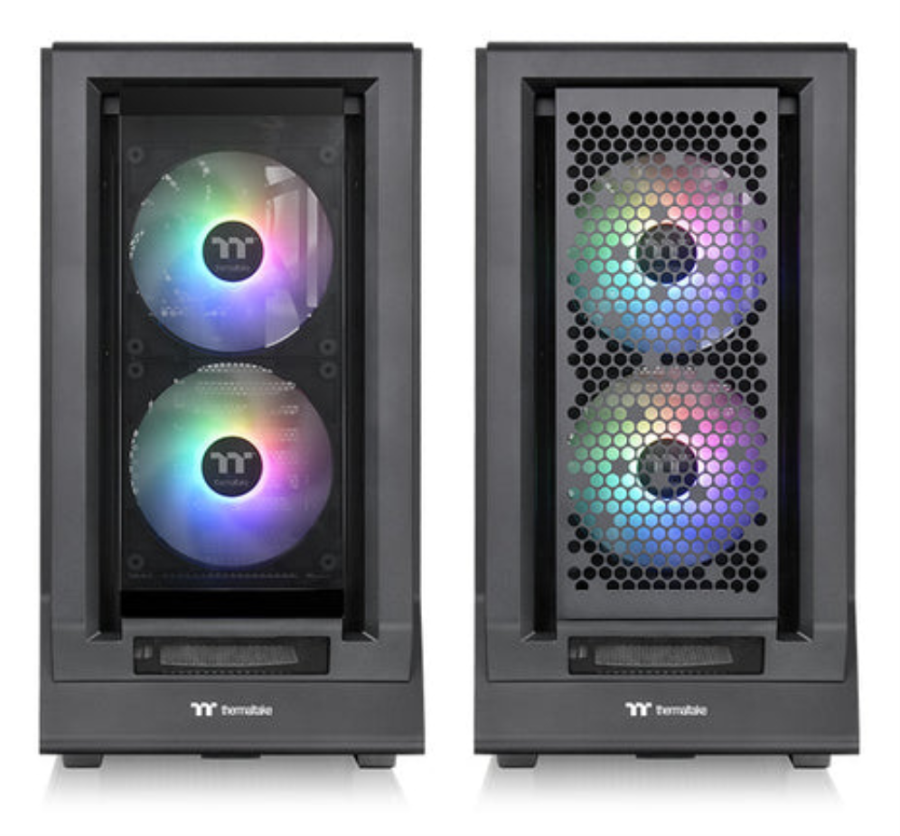 CAJA GAMING THERMALTAKE CERES 350 MX ATX 3XVENT 140 ARGB SN FUENTE NEGRO - detalle