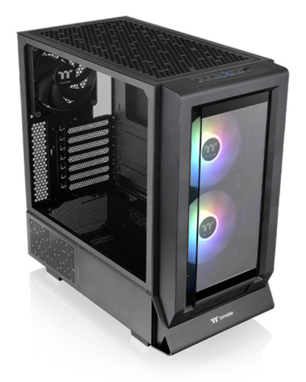 CAJA GAMING THERMALTAKE CERES 350 MX ATX 3XVENT 140 ARGB SN FUENTE NEGRO