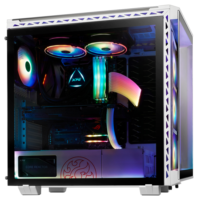 CAJA GAMING XPG BATTLECRUISER E-ATX 1XUSB-C 2XUSB SIN FUENTE BLANCO - detalle