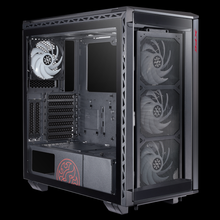 CAJA GAMING XPG BATTLECRUISER E-ATX 1XUSB-C 2XUSB SIN FUENTE NEGRO - detalle