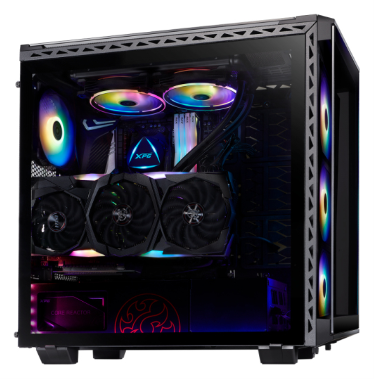 CAJA GAMING XPG BATTLECRUISER E-ATX 1XUSB-C 2XUSB SIN FUENTE NEGRO - detalle