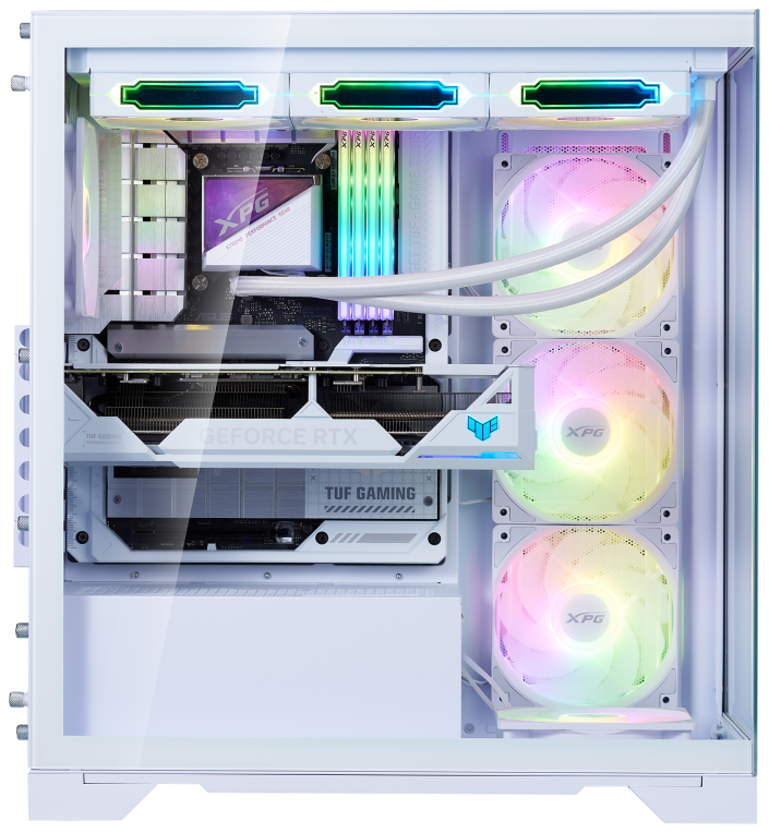 CAJA GAMING XPG INVADER X ATX 1XUSB-C 2XUSB2 SIN FUENTE BLANCO - detalle