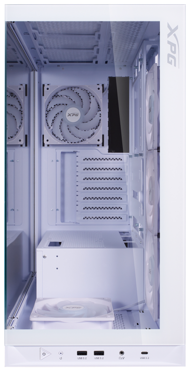 CAJA GAMING XPG INVADER X ATX 1XUSB-C 2XUSB2 SIN FUENTE BLANCO - detalle