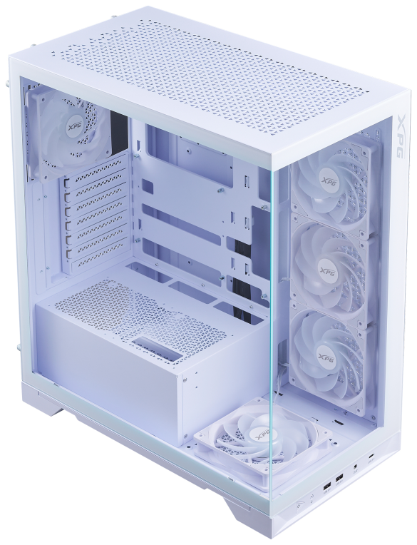 CAJA GAMING XPG INVADER X ATX 1XUSB-C 2XUSB2 SIN FUENTE BLANCO