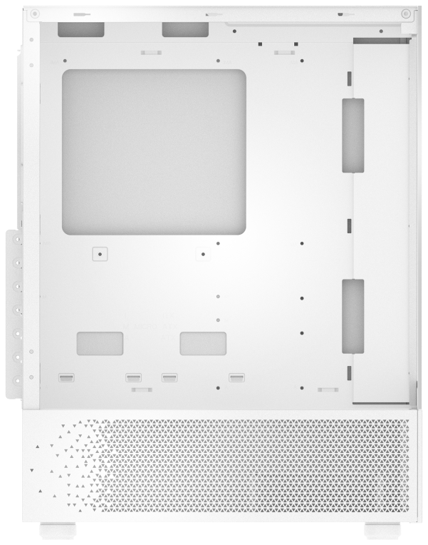 CAJA GAMING XPG INVADER X MINI ATX 1XUSB-C 2XUSB SIN FUENTE ARGB BLANCO - detalle