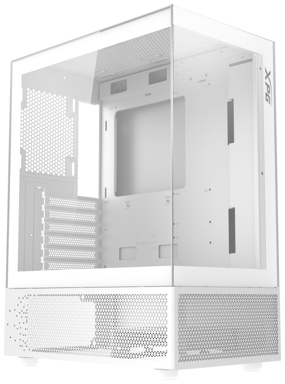 CAJA GAMING XPG INVADER X MINI ATX 1XUSB-C 2XUSB SIN FUENTE ARGB BLANCO - detalle