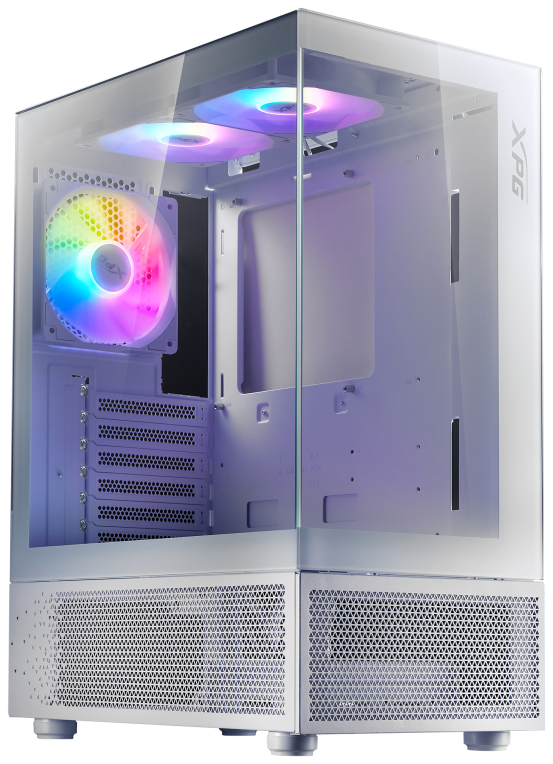 CAJA GAMING XPG INVADER X MINI ATX 1XUSB-C 2XUSB SIN FUENTE ARGB BLANCO - detalle