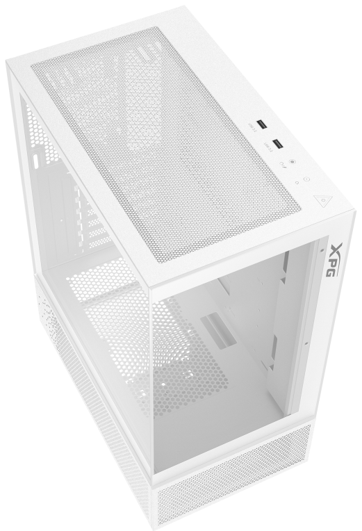 CAJA GAMING XPG INVADER X MINI ATX 1XUSB-C 2XUSB SIN FUENTE ARGB BLANCO - detalle